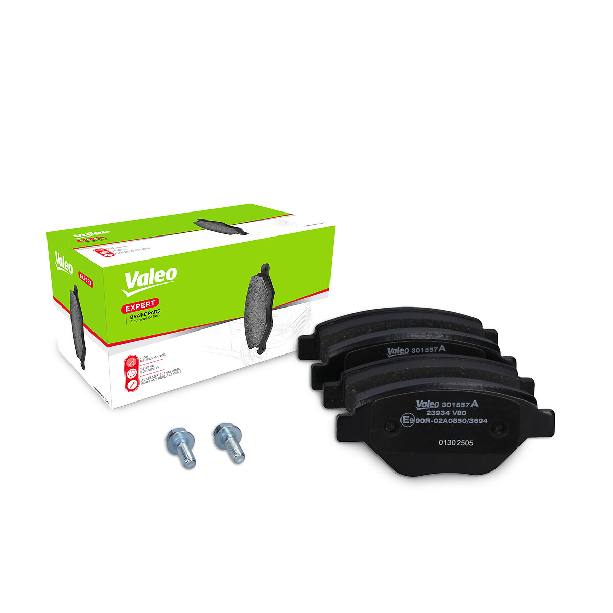 Jeu de 4 plaquettes de frein VALEO ref. 301557A